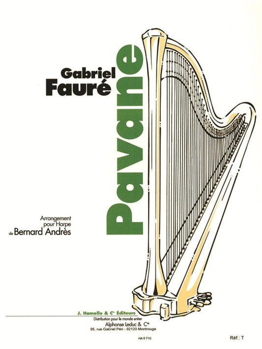 Pavane - arrangement pour Harpe de Bernard Andrès