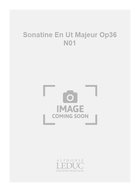 Sonatine En Ut Majeur Op36 N01