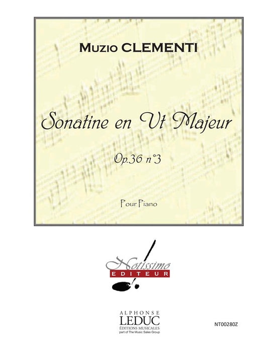 Sonatine En Ut Majeur Op36 N03