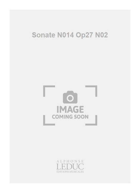 Sonate N014 Op27 N02