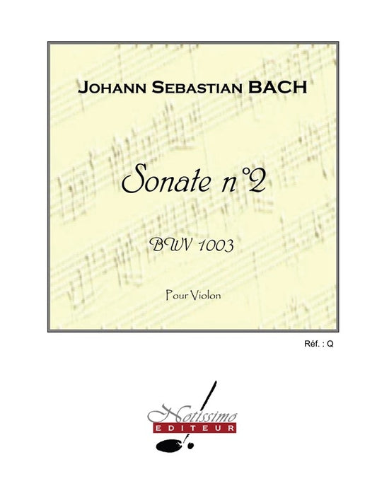 Sonate N02 Bwv1003
