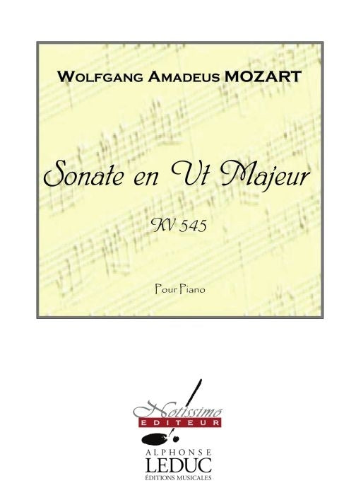 Sonate En Ut Majeur Kv545
