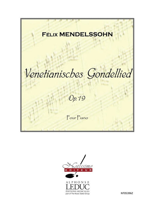 Venetianisches Gondellied Op19