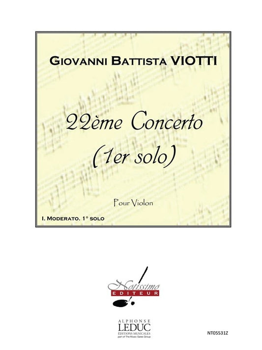 Concerto n° 22 Solo n° 1 Moderato