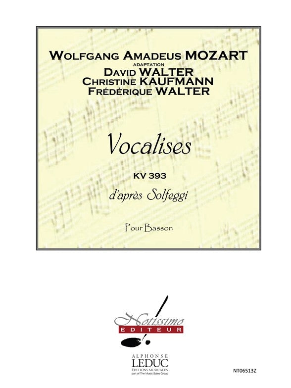 Vocalises D'Après Solfeggi K393