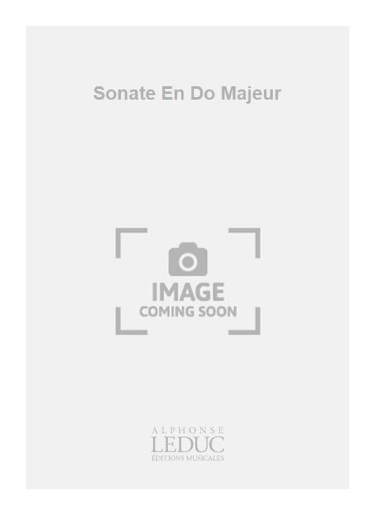 Sonate En Do Majeur