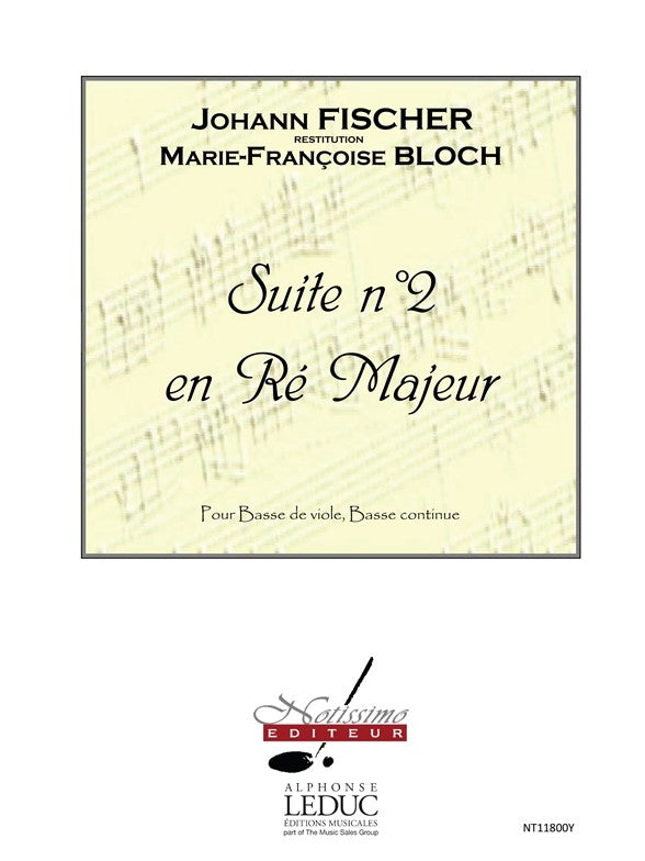 Suite n° 2 en ré majeur Bass Viola Da Gamba & BC