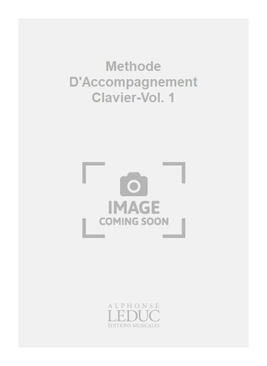 Methode D'Accompagnement Clavier-Vol. 1