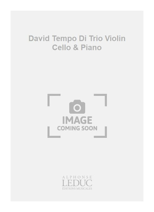 David Tempo Di Trio Violin Cello & Piano