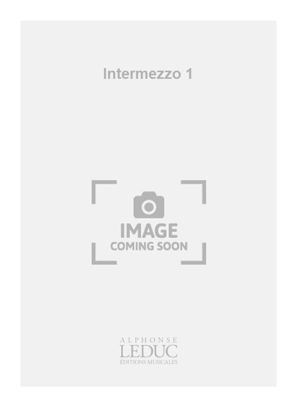 Intermezzo 1