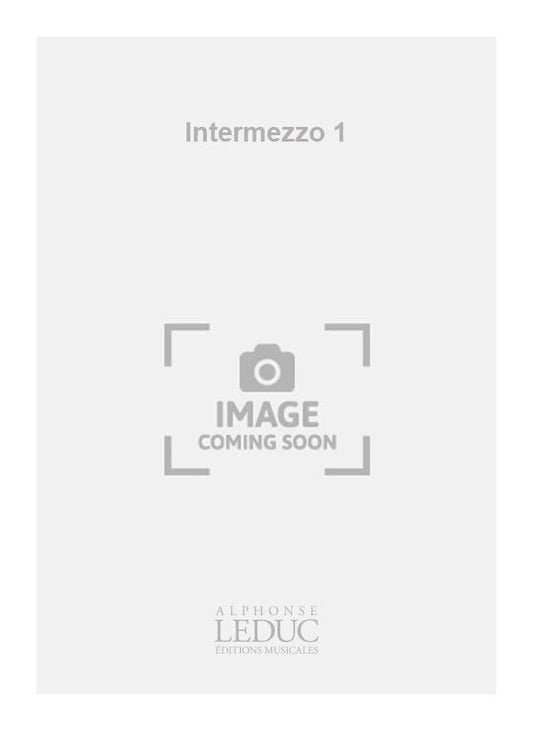Intermezzo 1