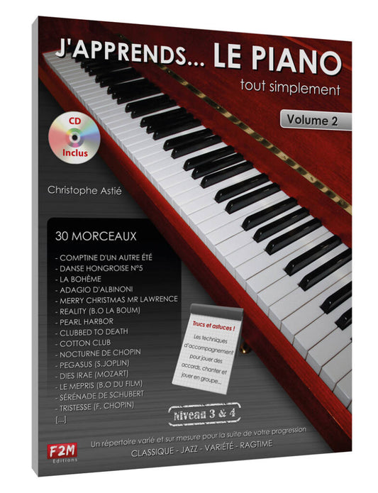 J'APPRENDS... LE PIANO tout simplement VOLUME 2