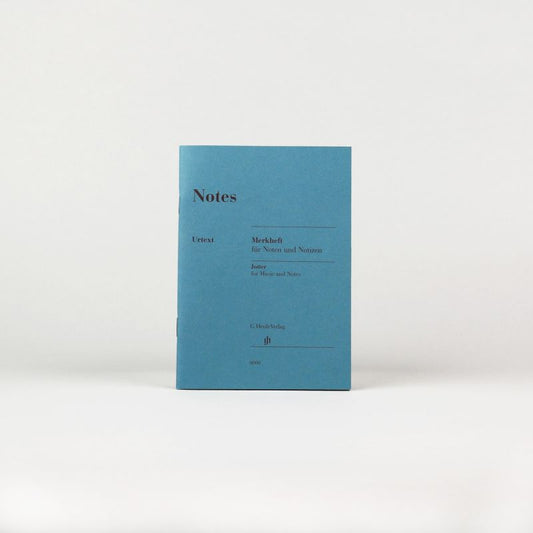 Notes, Cahier de musique S