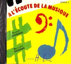 CD - A l'écoute de la musique Cycle 1