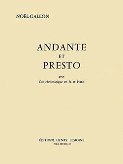 Andante et presto