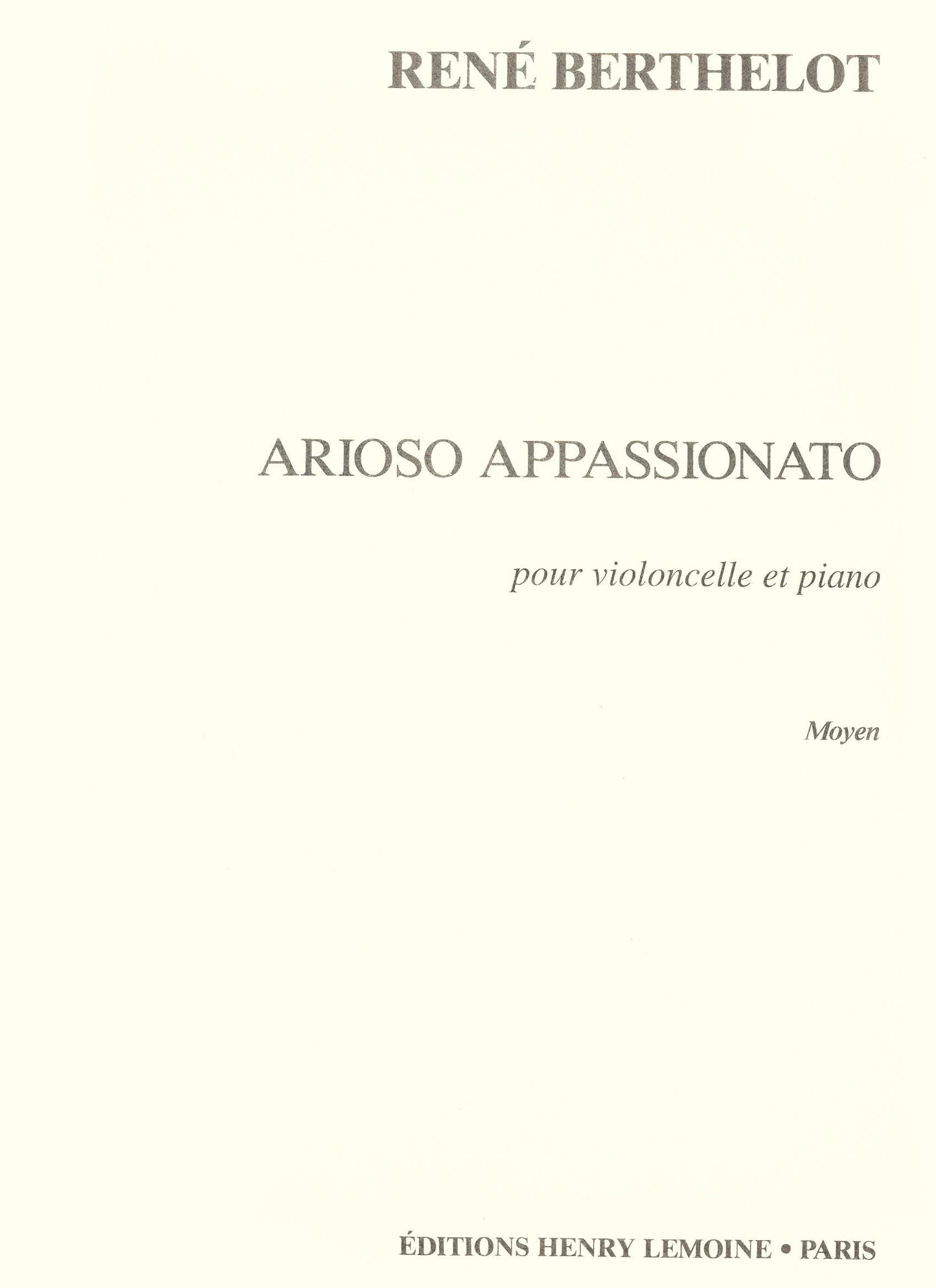 Arioso appassionato
