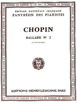 Ballade n°2 Op.38 en Fa maj.