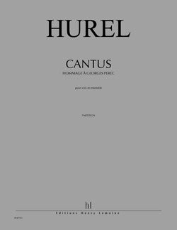 Cantus - Hommage à Georges Perec