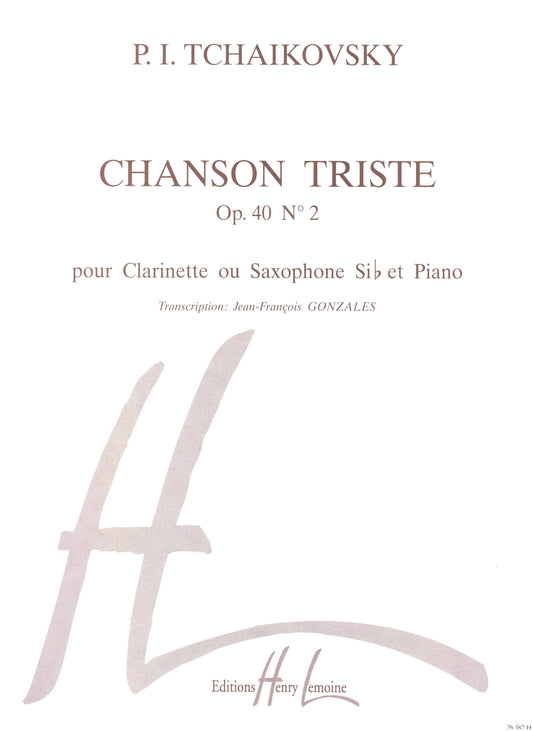 Chanson triste Op.40 n°2