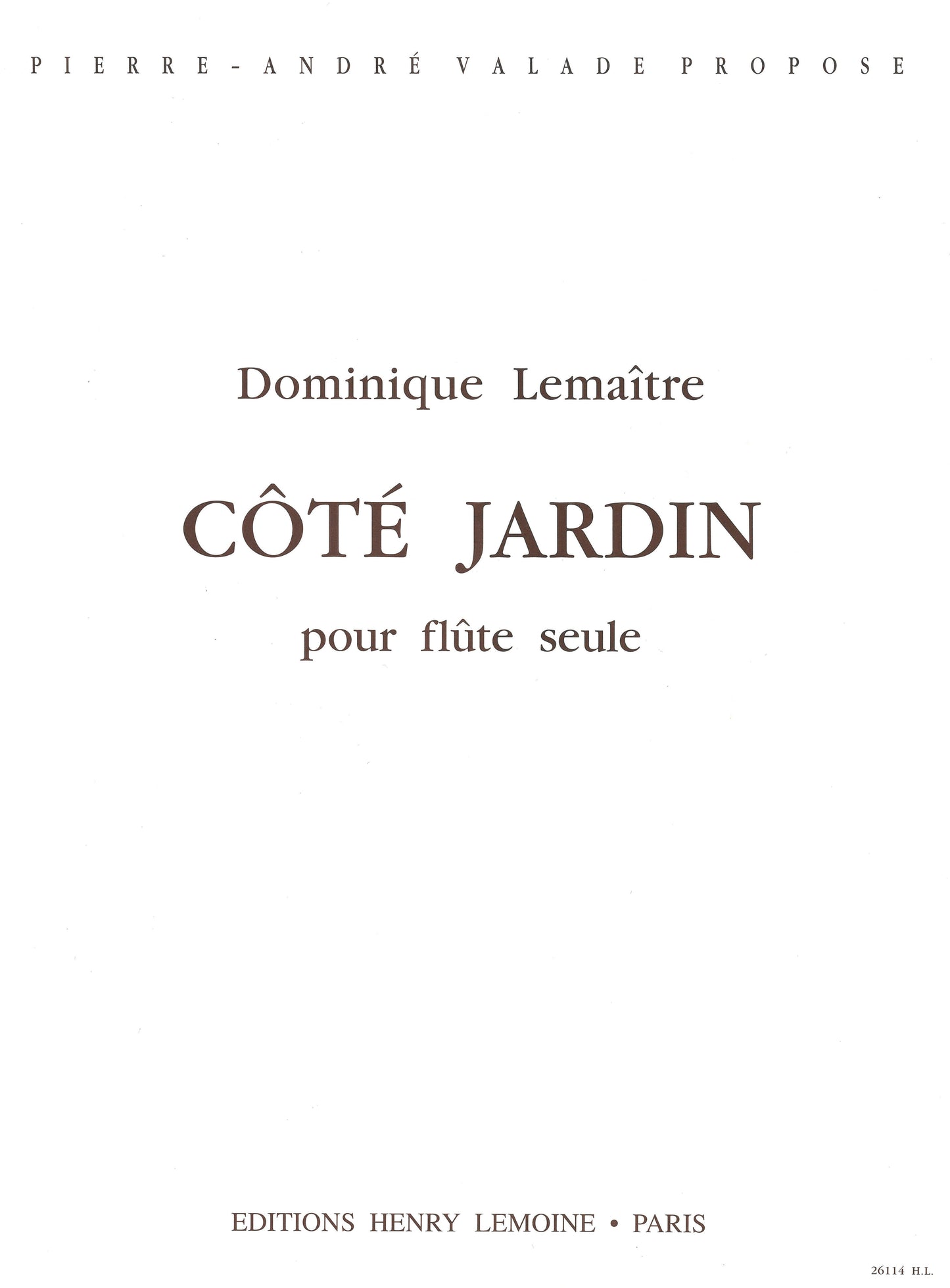 Côté jardin