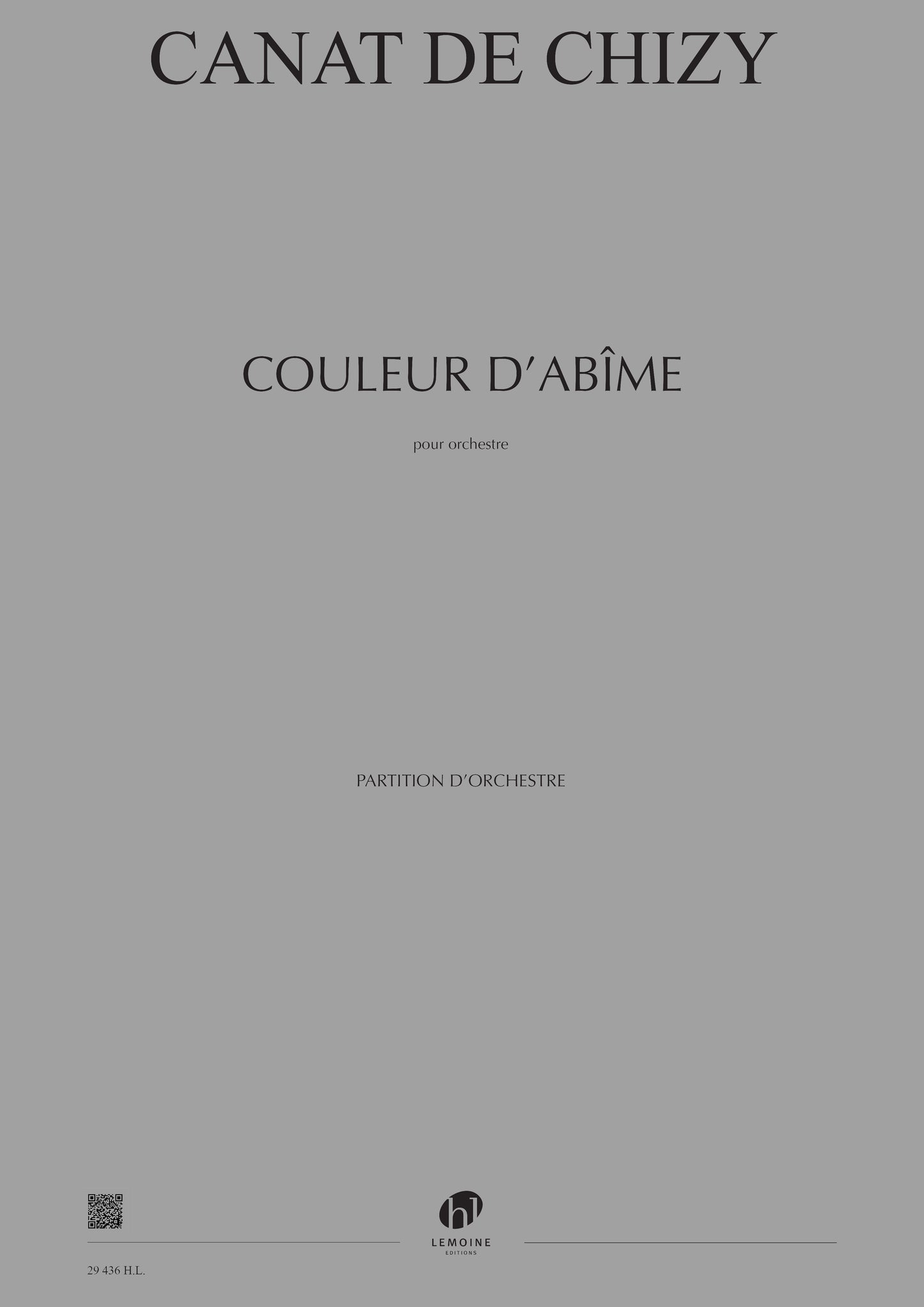 Couleur d'abîme