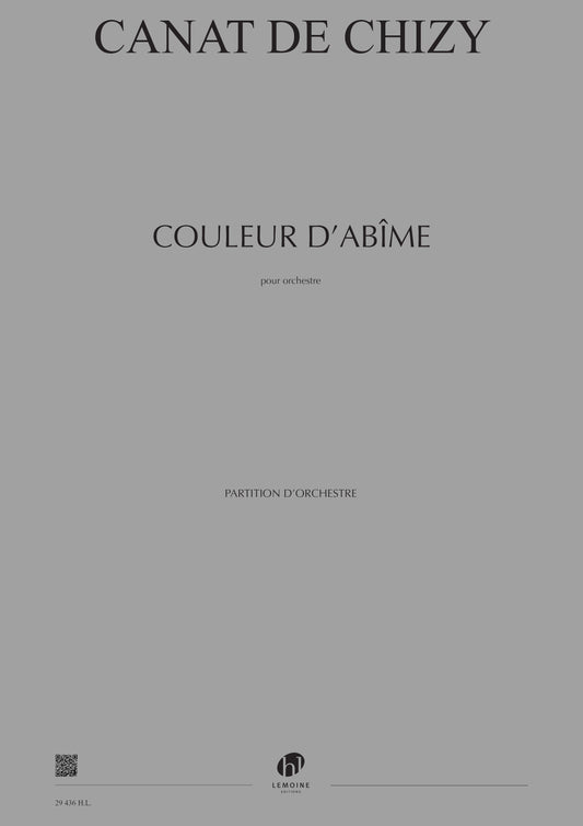 Couleur d'abîme