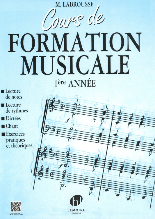 Cours de formation musicale Vol.1