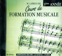 CD - Cours de formation musicale Vol.3