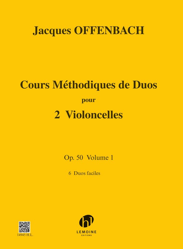 Cours méthodique de duos pour deux violoncelles Op.50 Vol.1
