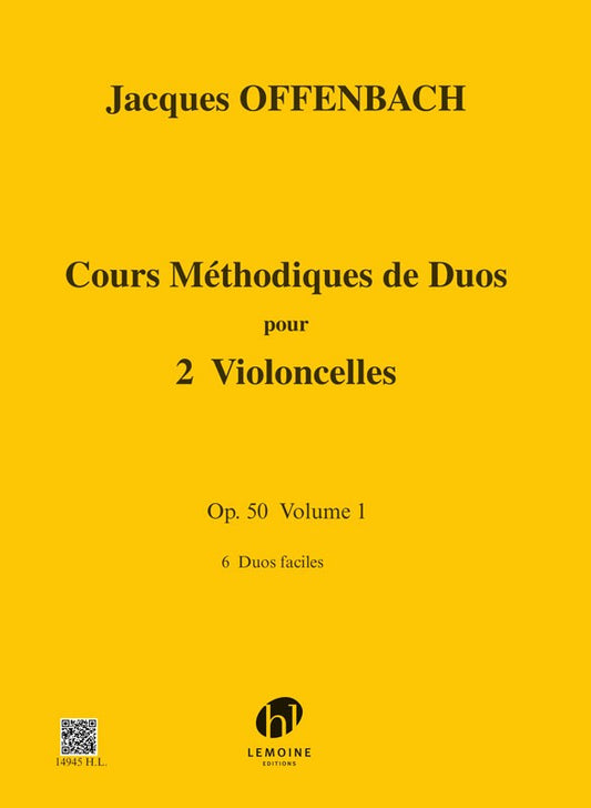 Cours méthodique de duos pour deux violoncelles Op.50 Vol.1