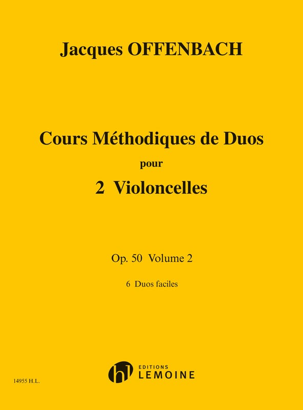 Cours méthodique de duos pour deux violoncelles Op.50 Vol.2