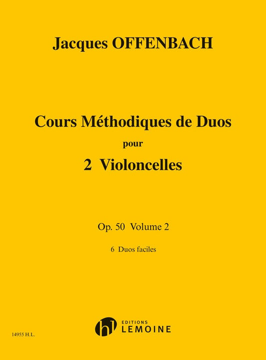 Cours méthodique de duos pour deux violoncelles Op.50 Vol.2