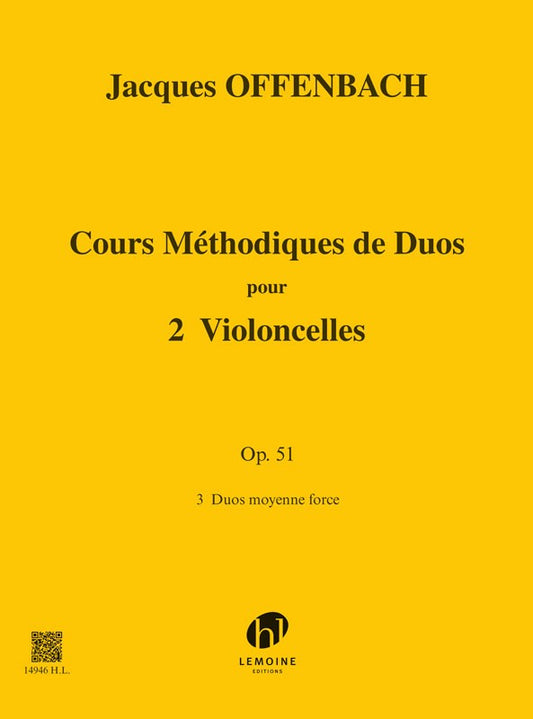 Cours méthodique de duos pour deux violoncelles Op.51