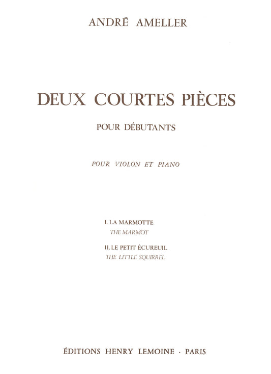 Courtes pièces (2)