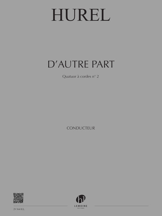 D'autre part - Quatuor n°2