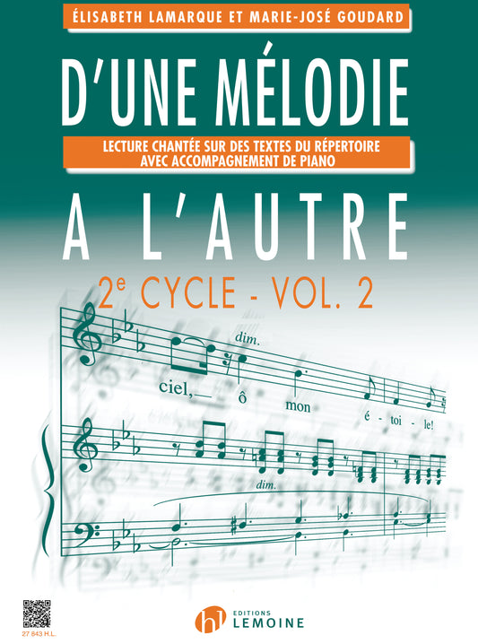 D'une mélodie à l'autre Vol.2