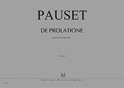 De Prolatione