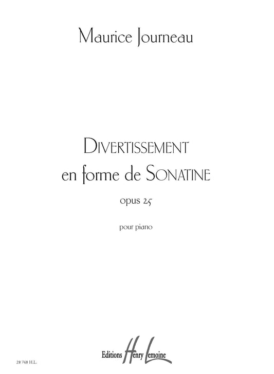 Divertissement en forme de Sonatine Op.25