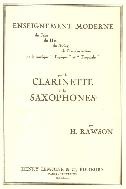 Enseignement moderne du Jazz, Hot, Swing et improvisation