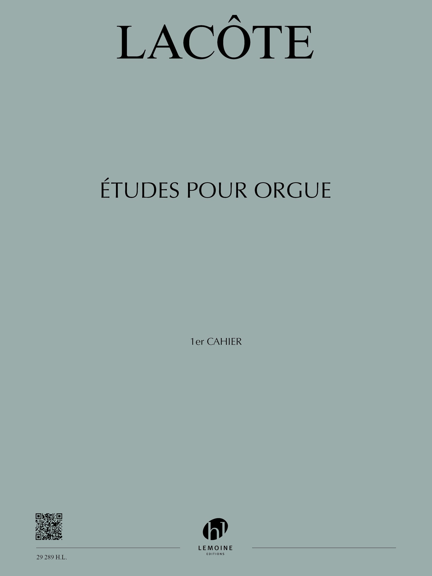Etudes 1er Cahier