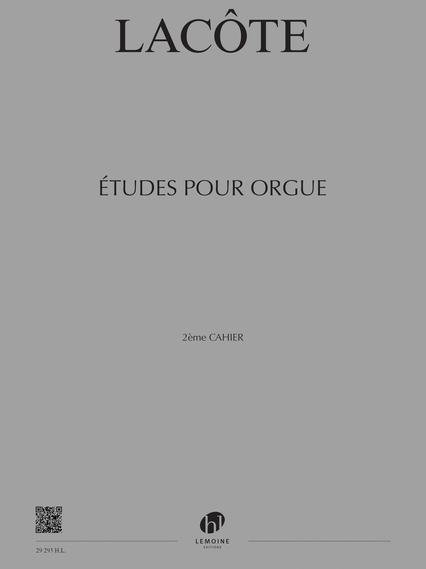 Etudes 2e Cahier