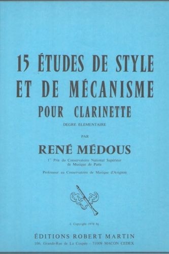 Etudes de style et de mécanisme (15)