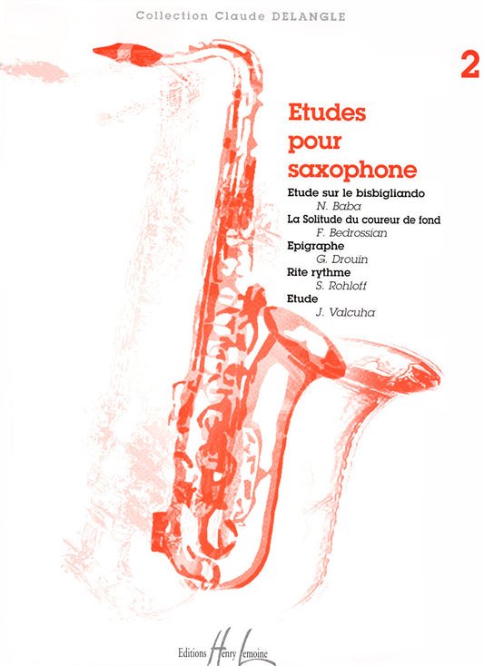 Etudes pour saxophone Vol.2
