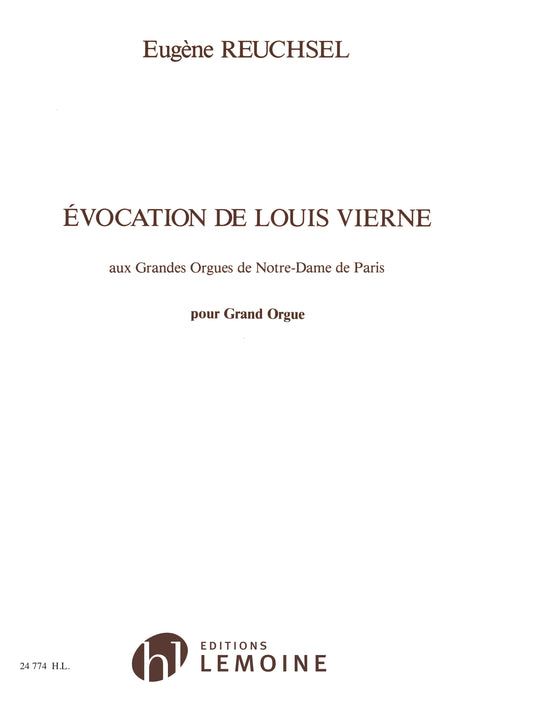 Evocation de Louis Vierne