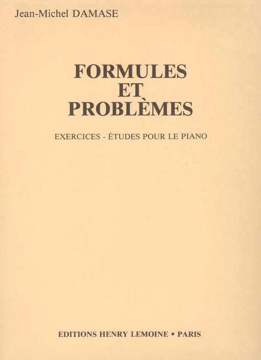 Formules et problèmes