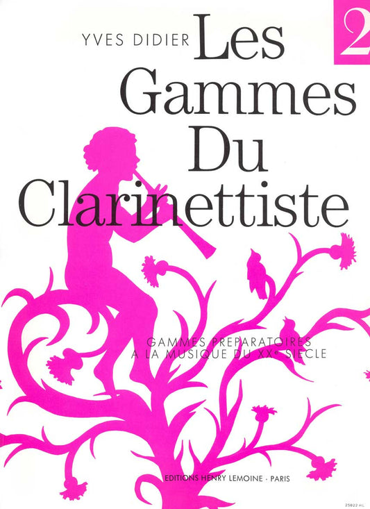 Gammes du clarinettiste pour musique du XXe siècle