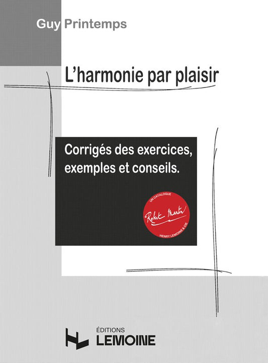 Harmonie par plaisir corrigés des exercices exemples et conseils