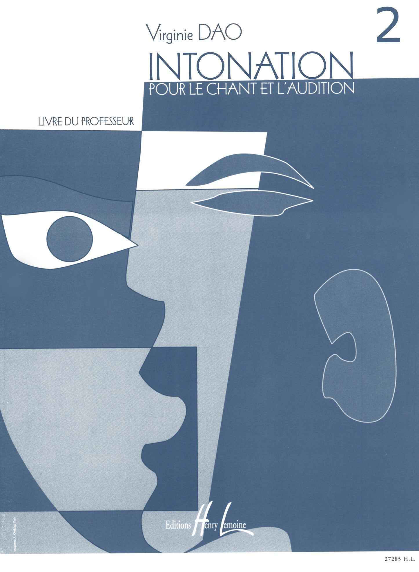 Intonation pour le chant et l'audition Vol.2 livre du professeur
