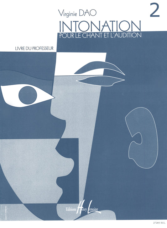 Intonation pour le chant et l'audition Vol.2 livre du professeur