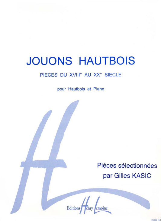 Jouons hautbois Vol.1